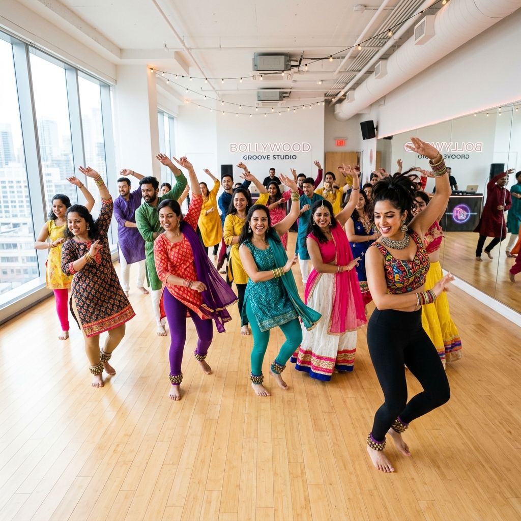 Bollywood dance class